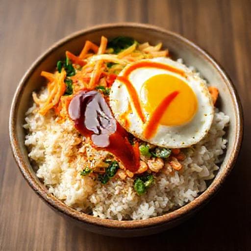 Rask Bibimbap (Enkel versjon)