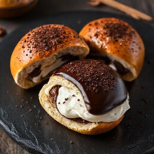 Fastelavnsboller med Sjokolade og Kardemomme