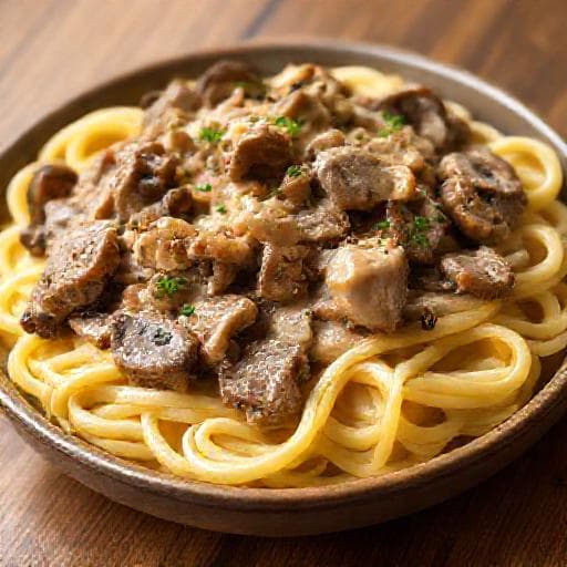 Rask Biff Stroganoff