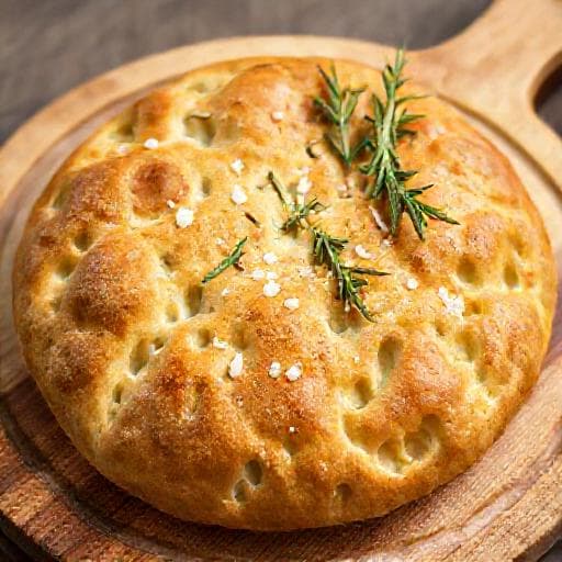 Klassisk Focaccia med Rosmarin