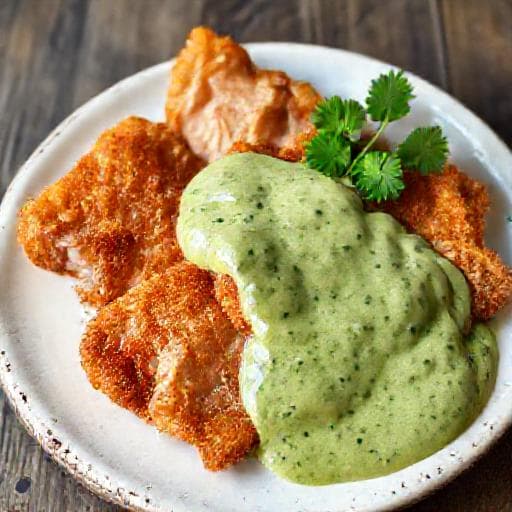 Klassisk Stekt Flesk med Persillesaus