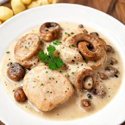 Klassisk Kyllingfilet i Kremet Saus