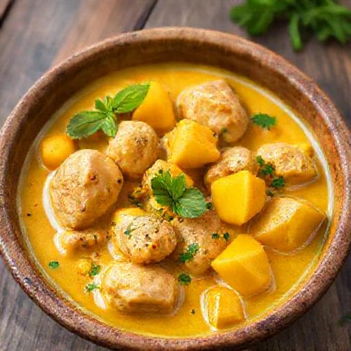 Kylling Korma med Mango