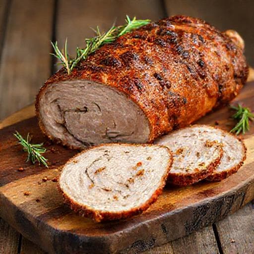 Klassisk Porchetta med Sprø Svor
