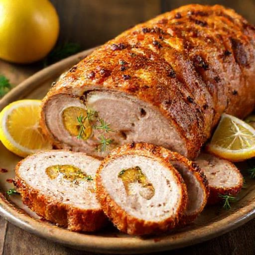 Porchetta med Sitron og Fennikel