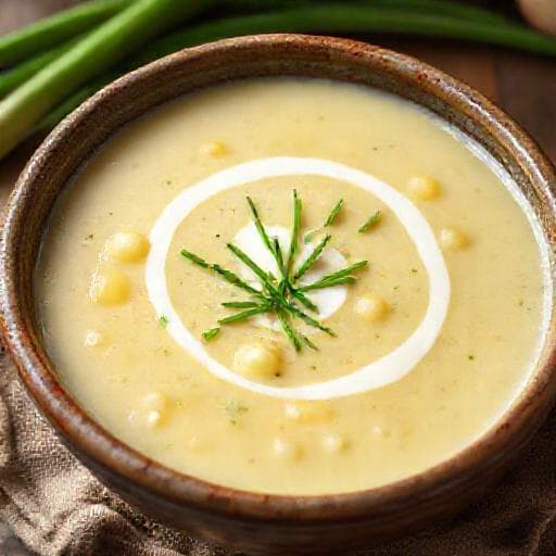 Klassisk Potet- og purreløksuppe