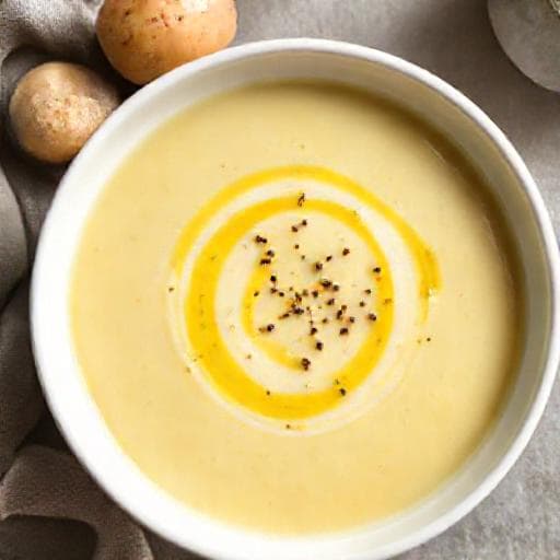 Rask Potet- og purreløksuppe