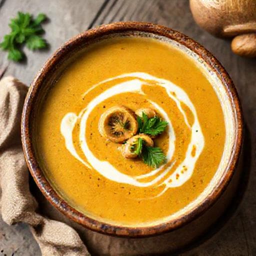 Klassisk Kantarellsuppe