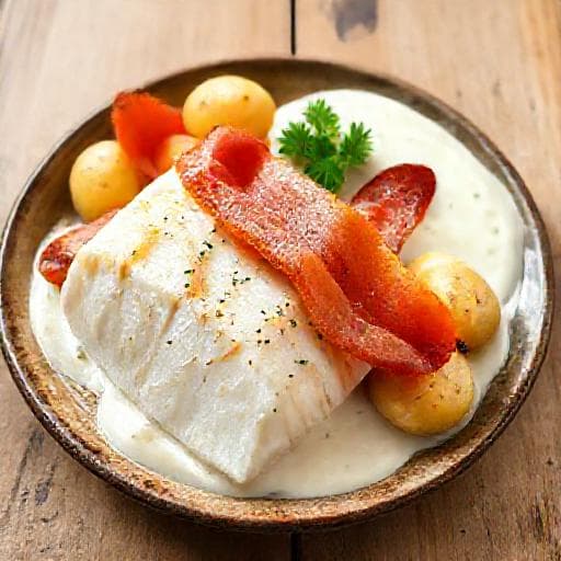 Klassisk Lutefisk med Bacon