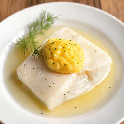Klassisk Kokt Torsk med Eggesmør