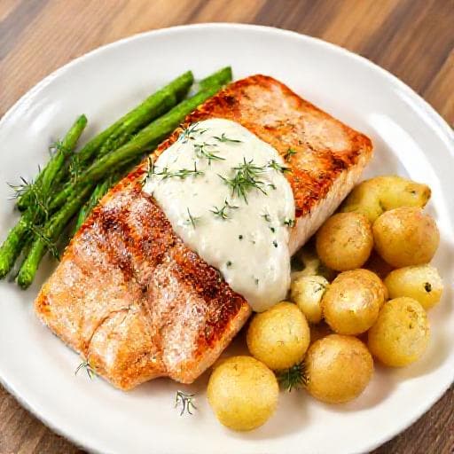 Klassieke Zalm met Dillesaus
