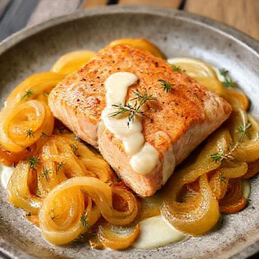 Zalm met Dillesaus en Gekarameliseerde Venkel