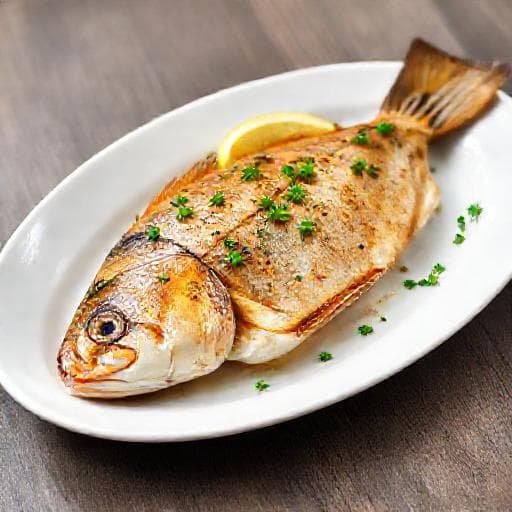 Snelle Dorade uit de Oven met Knoflook en Peterselie