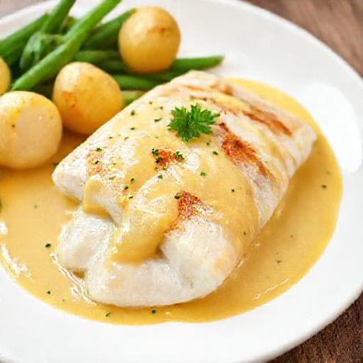 Klassieke Schelvis met Mosterdsaus