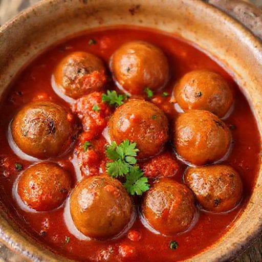 Klassieke Vogelnestjes in Tomatensaus