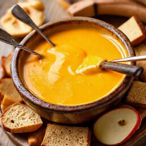 Snelle Kaasfondue met Cheddar