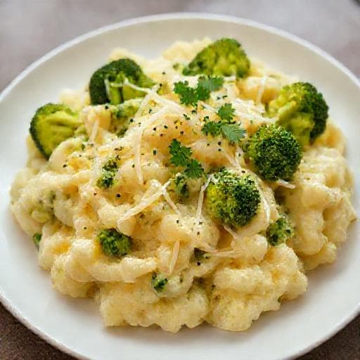 Snelle Broccolistamppot met Kaas