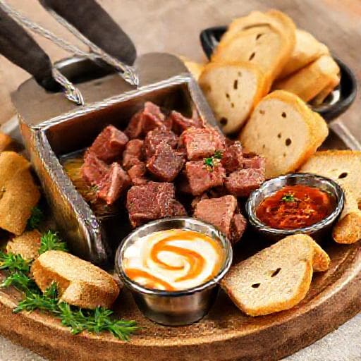 Snelle Fondue Bourguignonne met Kant-en-klare Sauzen