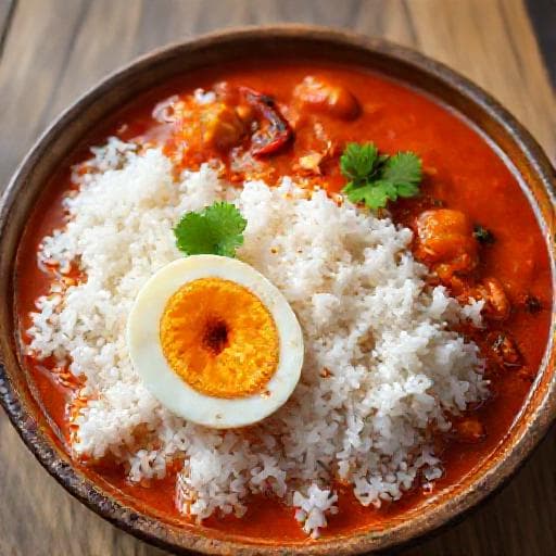 Indonesische Kerrie-eieren (Telur Bumbu Bali)