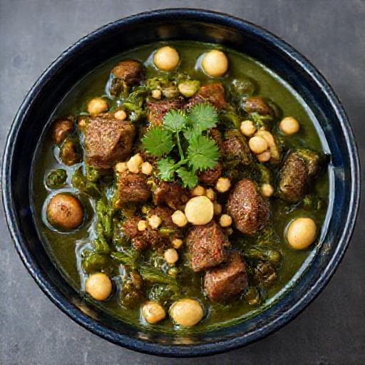 Tayerblad met Zoutvlees en Pinda's
