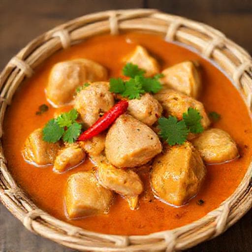 Ajam Woku Manado met Kokosmelk