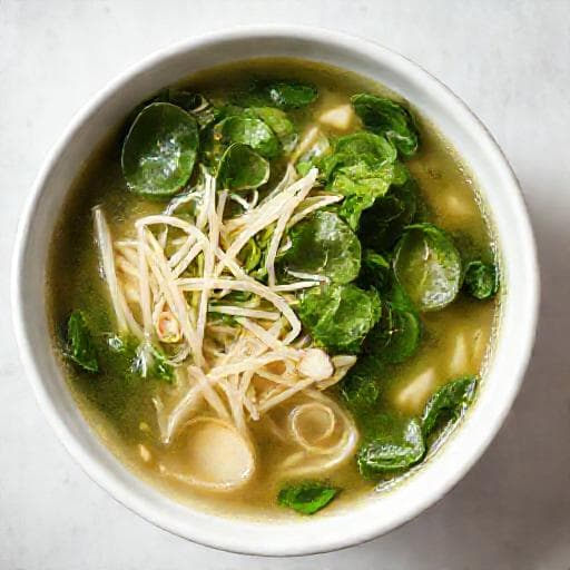Snelle Sayur Bening met Taugé