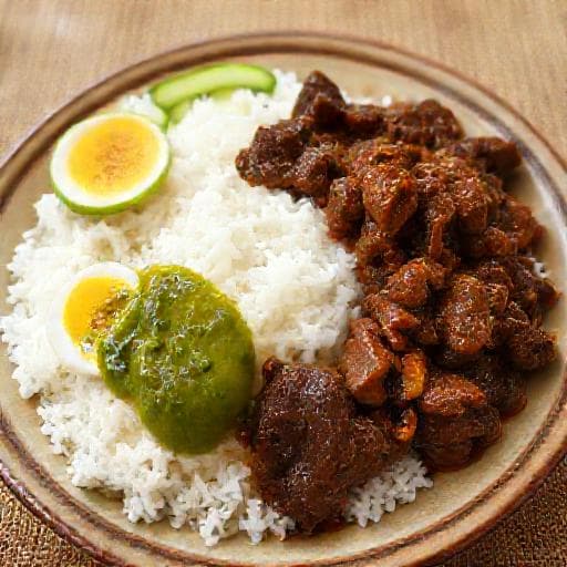 Nasi Padang 'Rendang & Sambal Ijo'