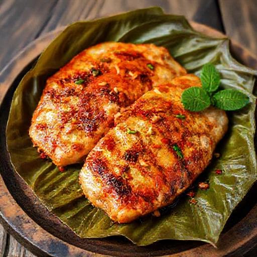 Ikan Pepes met Tamarinde en Gember