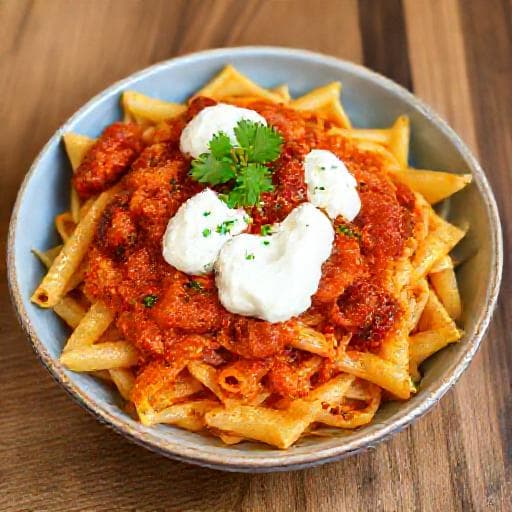 Snelle Pasta met 'Nduja en Ricotta