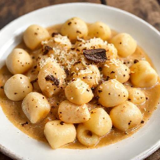 Klassieke Gnocchi met Truffelsaus