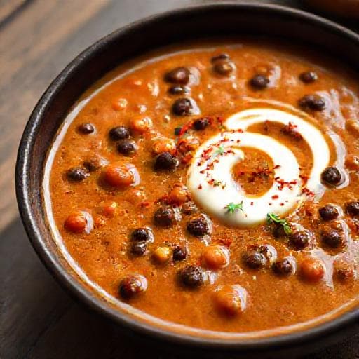 Dal Makhani met gerookte paprika