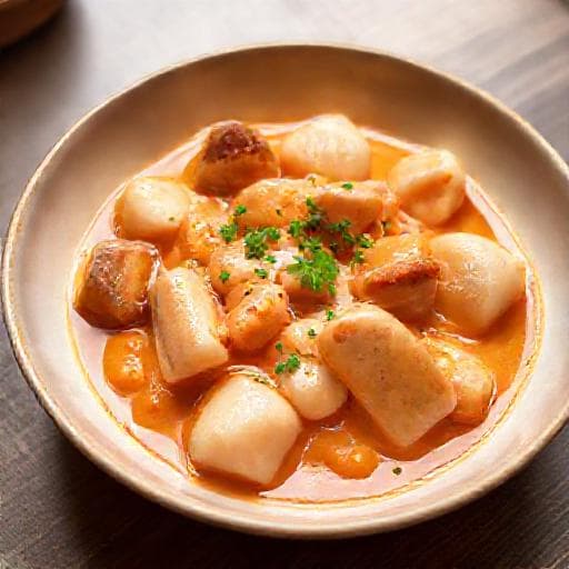 Tteokbokki met Roomsaus (Rosé Tteokbokki)