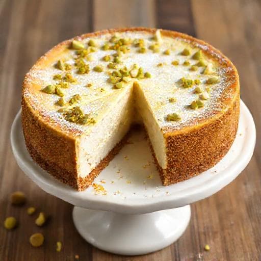 Klassieke Pistache Cheesecake