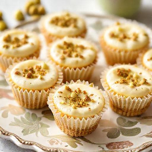 Snelle Pistache Cheesecake Bites
