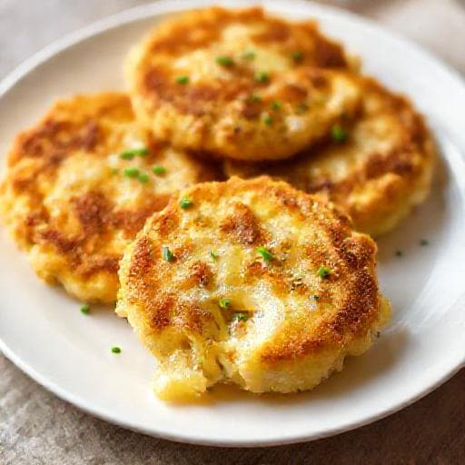 Snelle Aardappelkoekjes met Kaas