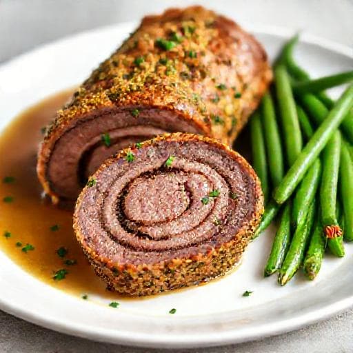 Snelle Runderrollade met Kruidenkorst