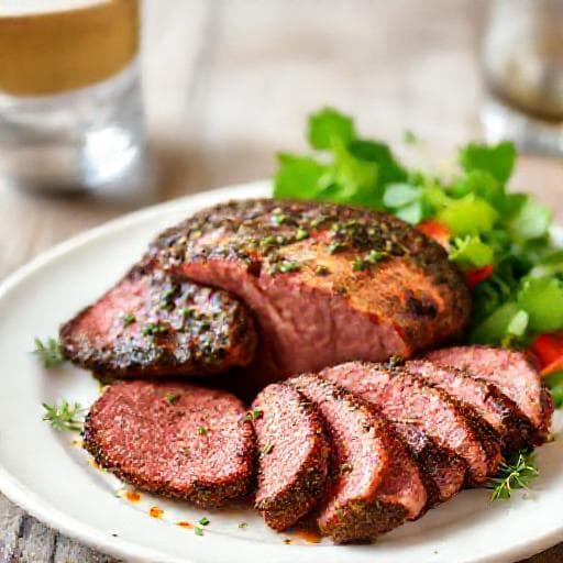Snelle Rosbief uit de Oven met Kruidenkorst