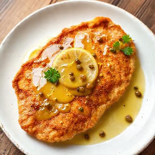 Snelle Kalfsschnitzel met Citroen en Kappertjes
