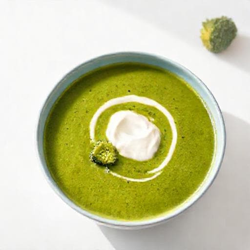 Snelle Broccolisoep met Crème Fraîche