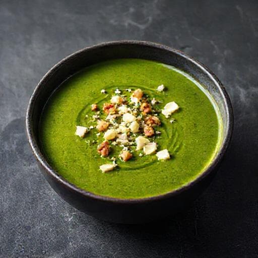 Broccolisoep met Blauwe Kaas en Walnoten