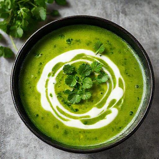 Waterkerssoep met Gember en Kokosmelk