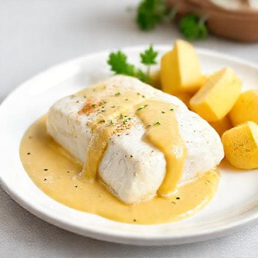 Klassieke Kabeljauw met Mosterdsaus