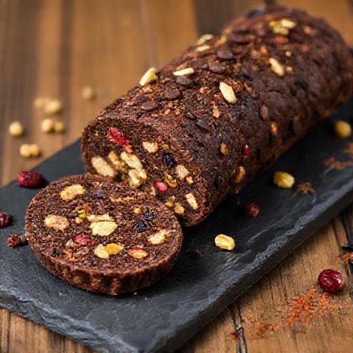 Salame di Cioccolato con Frutta Secca e Spezie