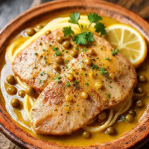 Scaloppine al Limone e Capperi