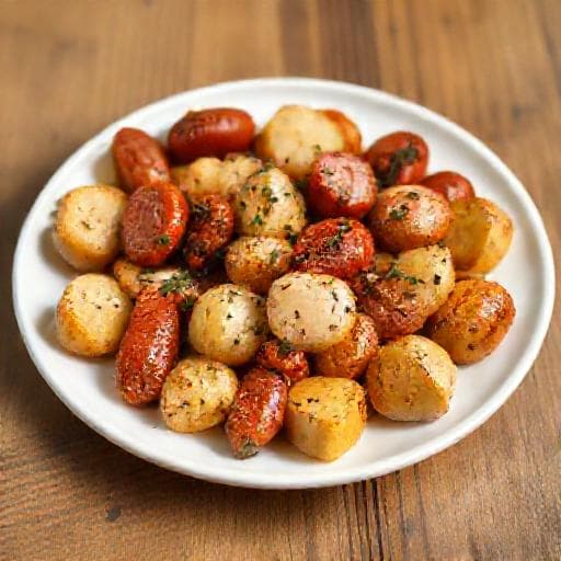 Salsiccia e Patate al Forno Rapida