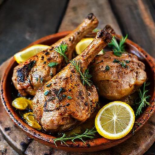 Abbacchio al Forno con Erbe Aromatiche e Limone