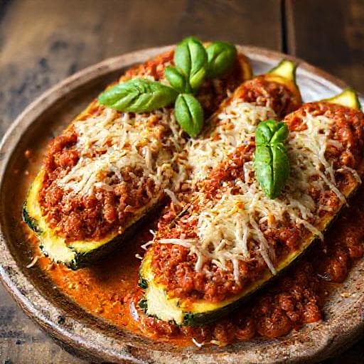 Zucchine Ripiene alla Bolognese