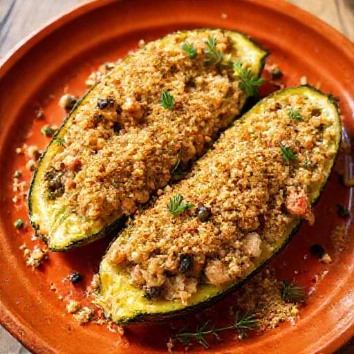 Zucchine Ripiene alla Siciliana (con Tonno e Capperi)