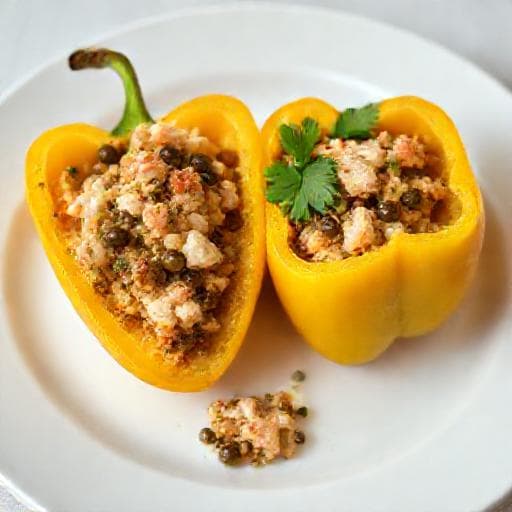 Peperoni Ripieni Veloci con Tonno e Capperi