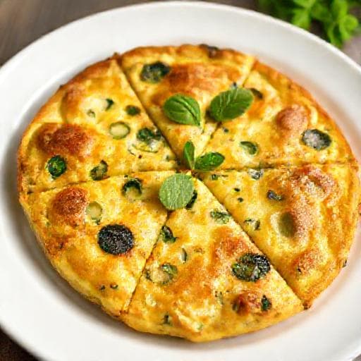 Frittata al Forno con Zucchine e Menta